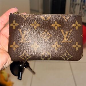 Louis Vuitton Brown Monogram Key POUCH S